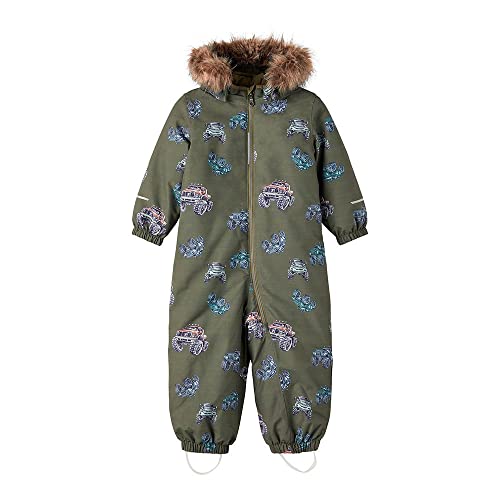 NAME IT Jungen Nmmsnow10 Suit Truck Fo Noos Jacke, Olive Night, 80 EU von NAME IT
