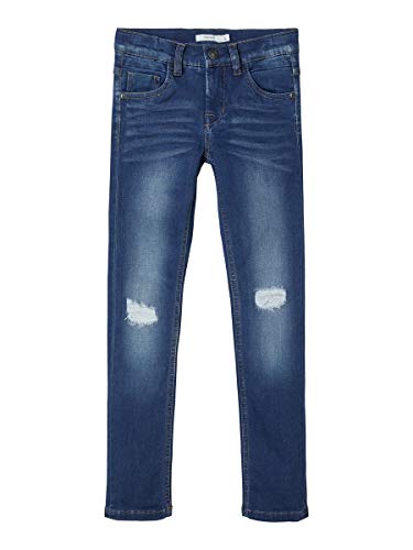 NAME IT Jungen Stretch-Jeans mit Destroyed-Details 140 von NAME IT