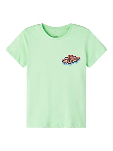 NAME IT Jungen T-Shirt Kurzarm nkmVELIX (Green Ash -134/140) von NAME IT