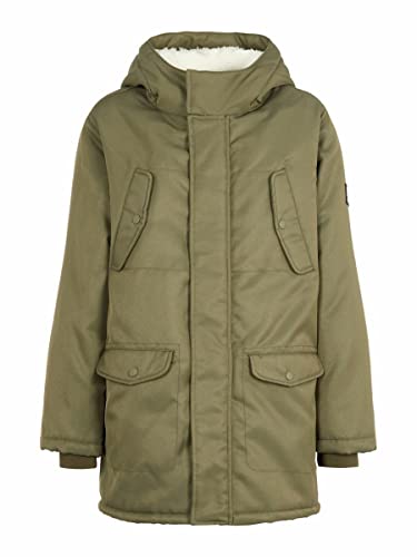 NAME IT Jungen Teddyfutter Parka 134-140 von NAME IT