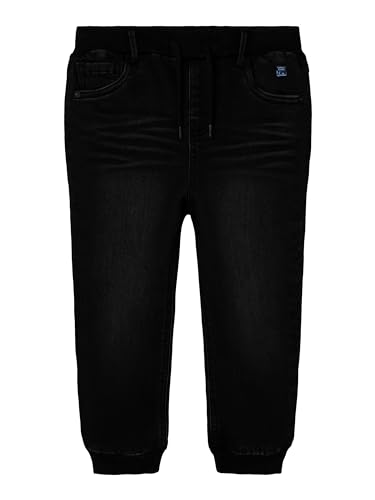 NAME IT Jungen Thermojeans NMMBEN Baggy R Fleece Jeans, Größe:104, Farbe:Black Denim von NAME IT