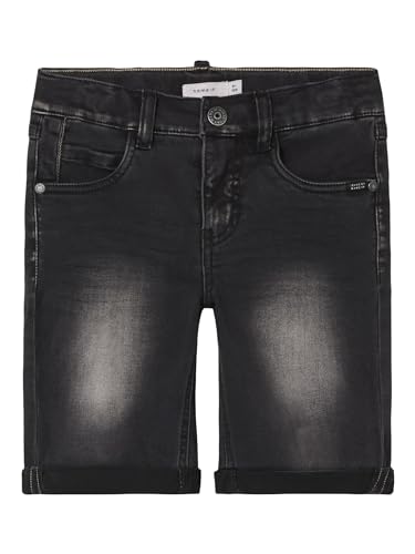 NAME IT Jungen Nkmtheo Xsl Dnm L 6622-cl Noos Shorts, Black Denim, 146 EU von NAME IT