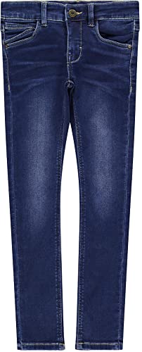 NAME IT Jungen Jeans-Hose aus Sweatdenim Dark Blue Denim 158 von NAME IT