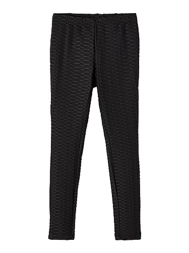 NAME IT KIDS Mädchen NKFOVISE NOOS Leggings, Black, 134 von NAME IT