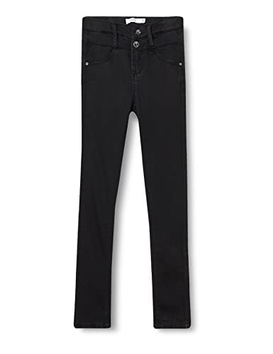 NAME IT KIDS Mädchen NKFPOLLY DNMATORAS 7576 HW Pant Jeans, Black Denim, 128 von NAME IT