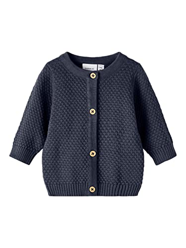 NAME IT Kinder Strickjacke NBMROFIN LS Knit Card (as3, Numeric, Numeric_68, Dark Sapphire, 68) von NAME IT