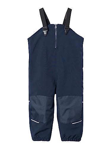 NAME IT Kinderhose NMNALFA08 Softshell BIB Pant FO (122, Schneehose, Dark Sapphire) von NAME IT