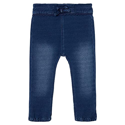 NAME IT M dchen Nmfbibi Dnmtorina Swe Pant Noos Jeans, Dark Blue Denim, 122 EU von NAME IT