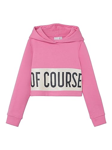 NAME IT Mädchen Cropped Sweatshirt mit Kapuze nkfLEONIE 158-164 von NAME IT