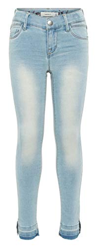 NAME IT Mädchen Jeans NKFPOLLY DNMTIMONE 1156 Ankle Pant NOOS, Blau (Light Blue Denim), (Herstellergröße:104) von NAME IT