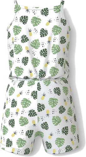 NAME IT Mädchen Jumpsuit Overall nkfVIGGA (128,Leaf) von NAME IT