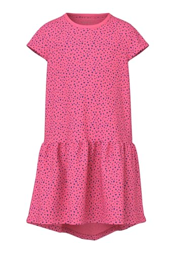 NAME IT Mädchen Kleid Sommer Jerseykleid nkfVIGGA (134/Pink) von NAME IT