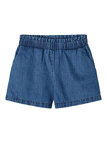 name it Mädchen NKFBECKY DNMTIMONES NOOS Jeans-Shorts, Dark Blue Denim, 104 von NAME IT