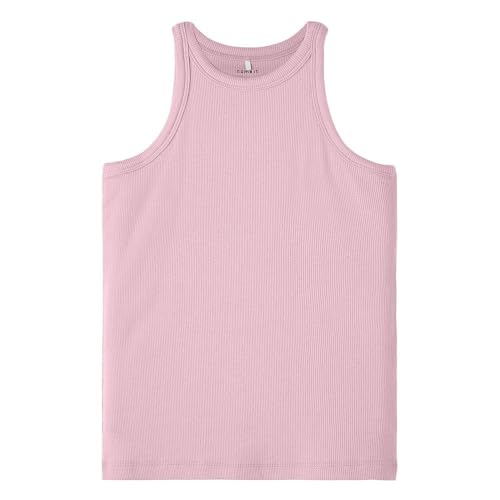 NAME IT Mädchen NKFKAB SL Slim TOP NOOS Ripptanktop, Parfait Pink, 134/140 cm von NAME IT