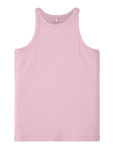 NAME IT Mädchen NKFKAB SL Slim TOP NOOS Ripptanktop, Parfait Pink, 146/152 cm von NAME IT