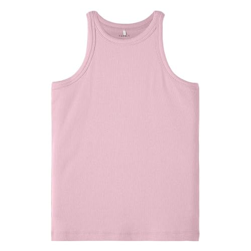 NAME IT Mädchen NKFKAB SL Slim TOP NOOS Ripptanktop, Parfait Pink, 158/164 cm von NAME IT