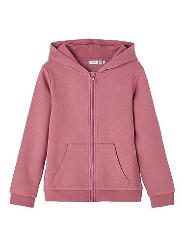 NAME IT Mädchen NKFLENA LS Sweat Card WH BRU NOOS 13194878, Deco Rose, 116 von NAME IT