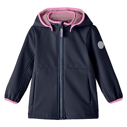 NAME IT Mädchen Nkfmalta Softshell Jacket 2fo Noos Softshelljacke, Dark Sapphire, 116 von NAME IT