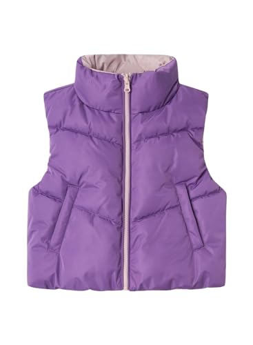 NAME IT Mädchen NKFMAMBO REV Vest Pufferweste, Hyacinth, 152 von NAME IT