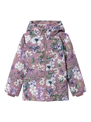 NAME IT Mädchen NKFMAXI Jacket AOP NOOS Kurzjacke, Grape Shake/AOP:Flower, 152 von NAME IT