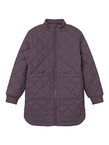 NAME IT Mädchen NKFMELISA Long Quilt Jacket Steppjacke, Arctic Dusk, 116 von NAME IT