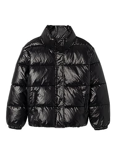 NAME IT Mädchen NKFMONNA Puffer Jacket Jacke, Black, 122 von NAME IT