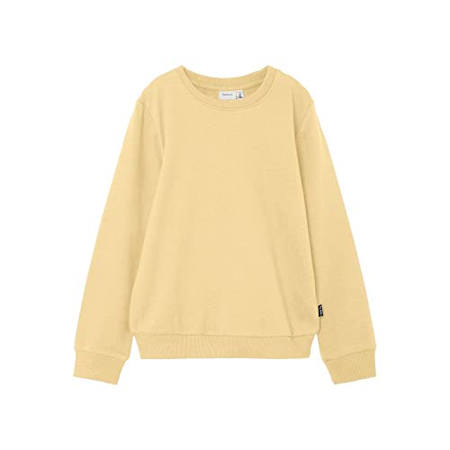 NAME IT Mädchen NKFNASWEAT UNB NOOS Sweatshirt, Double Cream, 110 von NAME IT