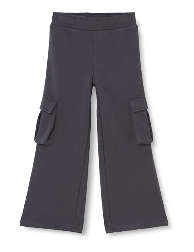 NAME IT Mädchen NKFOCALIA Sweat Wide Pant BRU Jogginghose, India Ink, 140 cm von NAME IT