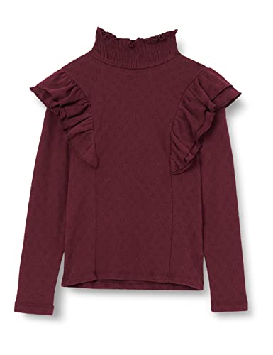 Name It Mädchen NKFOELIZ LS TOP Langarmshirt, Fig, 116 von NAME IT