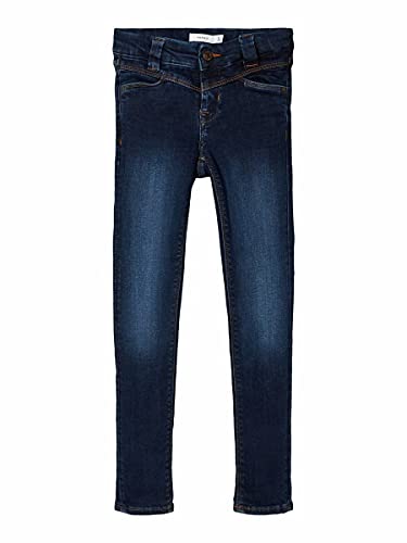 NAME IT Mädchen Denim-Jeans aus Bio-Baumwolle Dark Blue Denim 158 von NAME IT