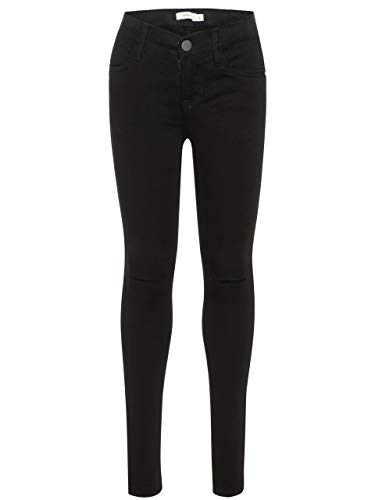 Name IT Mädchen NKFPOLLY DNMSUS Soft 7156 Pant NOOS Jeans, Schwarz (Black Denim Black Denim), 122 von NAME IT