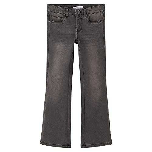 NAME IT Mädchen NKFPOLLY Skinny Boot Jeans 1142-AU NOOS Jeanshose, Dark Grey Denim, 134 NAME IT Mädchen NKFPOLLY Skinny Boot Jeans 1142-AU NOOS Jeanshose, Dark Grey Denim, 134 von NAME IT