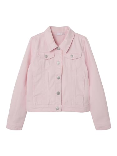 NAME IT Mädchen NKFREJA Twill Jacket 4160-YF NOOS Twilljacke, Parfait Pink, 92 von NAME IT