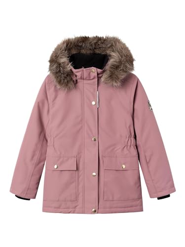 NAME IT Mädchen NKFSNOW10 Jacket SOLID 1FO Jacke, Wistful Mauve, 152 von NAME IT