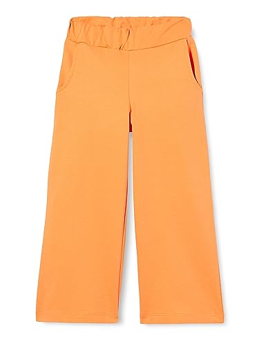 NAME IT Mädchen NKFVANITA Wide SWE Pant UNB L1 Jogginghose, Nectarine, 122 von NAME IT