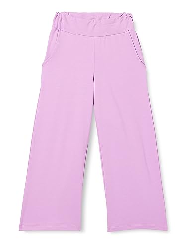 NAME IT Mädchen NKFVANITA Wide SWE Pant UNB L1 Jogginghose, Violet Tulle, 140 von NAME IT