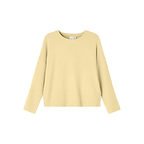 NAME IT Mädchen Stick-Pullover mit Langen Ärmeln Double Cream 92 von NAME IT