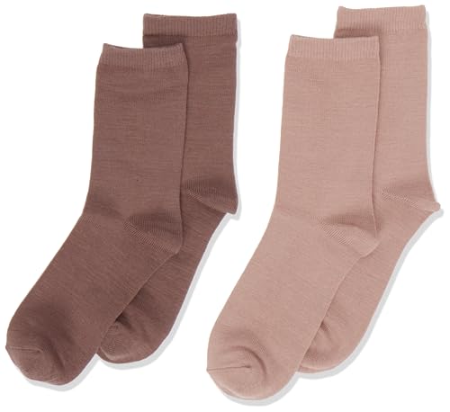 NAME IT Mädchen NKFWAK Wool 2 Pack XXIII Socken, Antler, 34/36 von NAME IT