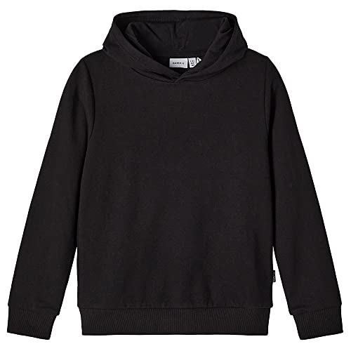 NAME IT Mädchen Kapuzen Sweater aus Bio-Baumwolle Black 116 von NAME IT