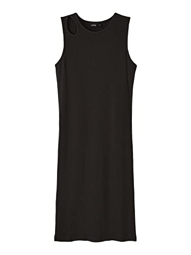 NAME IT Mädchen NLFDIDACUT Tank Dress Kleid, Black, 164 von NAME IT