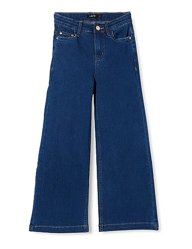 NAME IT Mädchen NLFTAULSINE DNM HW EXTRA Wide Pant NOOS Jeanshose, Dark Blue Denim, 164 von NAME IT