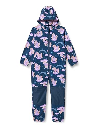 NAME IT Mädchen NMFALFA08 Softshell Suit AOP FO NOOS Regenanzug, Big Dipper, 92 von NAME IT
