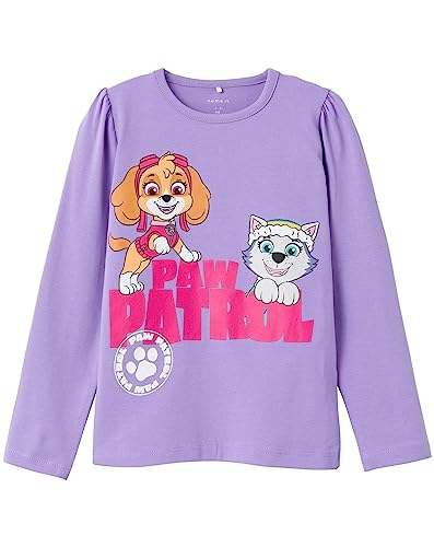 NAME IT Mädchen NMFJUMINA PAWPATROL LS TOP NOOS CPLG Langarmshirt, Sand Verbena, 104 von NAME IT