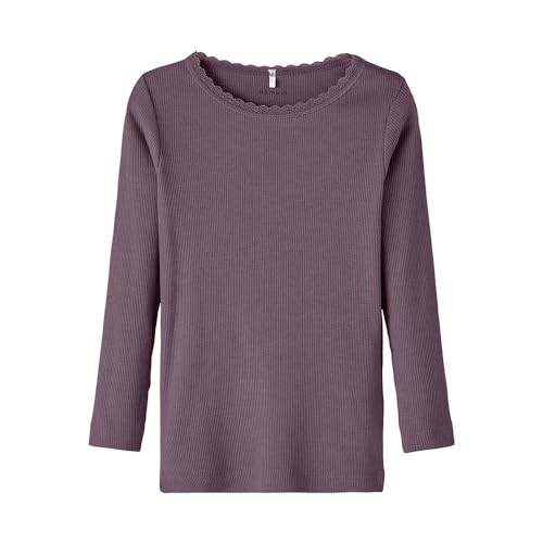 NAME IT Mädchen NMFKAB LS TOP NOOS Langarmshirt, Arctic Dusk, 98 von NAME IT