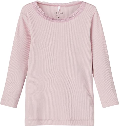 NAME IT Mädchen NMFKAB LS TOP NOOS T-Shirt, Violet Ice, 86 von NAME IT