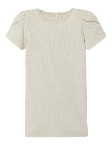 NAME IT Mädchen NMFKAB SS TOP NOOS T-Shirt, Peyote Melange, 80 von NAME IT