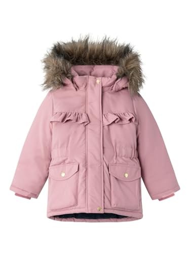 NAME IT Mädchen NMFMASTER Parka Jacket PB Kurzjacke, Rosa, 110 von NAME IT