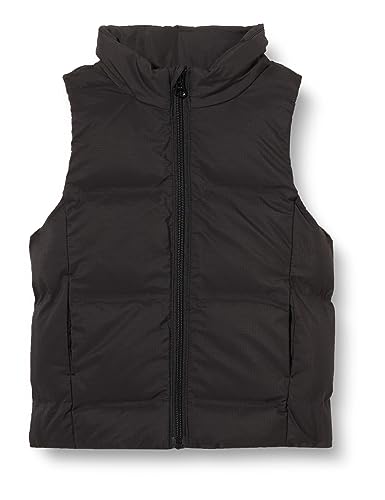 NAME IT Mädchen NMFMELLOW Long Puffer Vest TB Pufferweste, Black, 104 von NAME IT