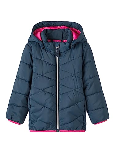 NAME IT Mädchen NMFMEMPHIS Jacket PB Jacke, blau(Dark Saphire) 110 EU von NAME IT