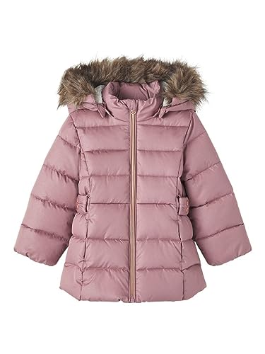 NAME IT Mädchen NMFMERETHE JACKET3 Glitter NOOS Jacke, Wistful Mauve, 92 von NAME IT